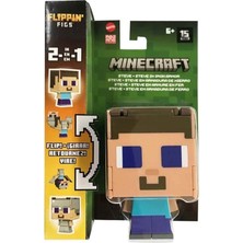 Kaia Life HTL43 Minecraft Flippin' Figs 2si 1 Arada Figürler - 1 Adet Stokta Olan Gönderilir