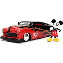 Kaia Life Jada Disney Mickey Mouse Figürü ve 1951 Mercury Coupé Model Aracı