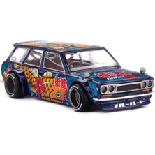 Kaia Life Mini Gt x Kaidohouse 1/64 Datsun Kaıdo 510 Wagon Koi Wagon V1