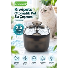 Kiwipets KPF-10555 Otomatik Pet Su Çeşmesi Kedi ve Köpek Su Pınarı