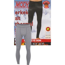 Maruf Shop Erkek Kışlık Gri Renk Likralı Mody Termal Alt Içlik