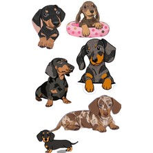 Bsb Köpekler Sticker Telefon Laptop Notebook Tablet Defter Matara Stiker Etiket ST2873