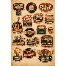 Bsb Y2K Sticker Telefon Laptop Notebook Tablet Defter Matara Stiker Etiket ST2830