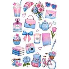Bsb Popüler Sticker Telefon Laptop Notebook Tablet Defter Matara Stiker Etiket ST2880