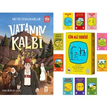 İlk Genç Timaş Vatanın Kalbi (Metin Özdamarlar) ve Cin Ali Kitap Seti (10 Kitap Takım)
