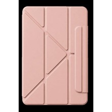 Royaleks Apple Ipad 2025 10.9 10.nesil (A16) Edz Manyetik Standlı Tablet Kılıfı - Rose Gold