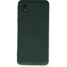 Zenviaa Mey Ithalat® Samsung Galaxy A01 Core Kılıf Nano Içi Kadife Silikon - Koyu Yeşil ZNV202