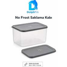 Dolphfin No Frost Saklama Kabı 3150 ml Siyah