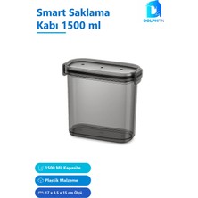 Dolphfin Smart Saklama Kabı 1500 ml Plastik 17 x 8,5 x 15 cm