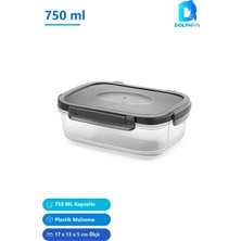 Dolphfin 750 ml Plastik Saklama Kabı