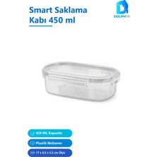 Dolphfin Smart Saklama Kabı 450 ml Çok Renkli Plastik