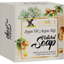 Cosmolive Doğal Sabun | Argan | Yüz Saç Cilt Bakımı | Kokulu | 125 gr