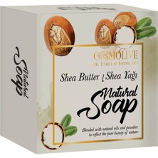 Cosmolive Doğal Sabun | Shea Yağı | Yüz Saç Cilt Bakımı | Kokulu | 125 gr