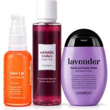 Cosmolive Aydınlatıcı Askorbik Ferulik & Purelypro Midnight Wishes & Lavanta Anneler Günü Hediye Seti