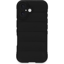 Zenviaa Mey Ithalat®  iPhone 16 Kılıf Optimum Silikon - Siyah ZNV20296545