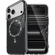 Zenviaa Mey Ithalat®  iPhone 17 Pro Max Live Diamond Magsafe Kapak - Siyah ZNV20296545