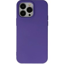 Zenviaa Mey Ithalat®  iPhone 14 Pro Kılıf Nano Içi Kadife Silikon - Mor ZNV20296545