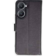 Zenviaa Mey Ithalat® Vivo Y18 Kılıf Trend S Plus Kapaklı Kılıf - Siyah ZNV20296545