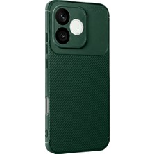 Zenviaa Mey Ithalat® Huawei Honor 600 Lite Auto Focus Karbon Kapak - Koyu Yeşil ZNV20296545