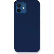 Zenviaa Mey Ithalat®  iPhone 12 Kılıf Lansman Legant Silikon - Lacivert ZNV20296545