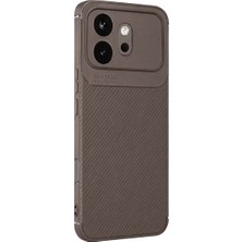 Zenviaa Mey Ithalat® Huawei Honor 600 Auto Focus Karbon Kapak - Gri ZNV20296545
