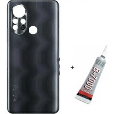 Zenviaa Mey Ithalat® Infinix Hot 11S Arka Batarya Pil Kapağı Siyah (B70 ZNV20296545