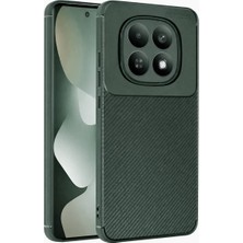 Zenviaa Mey Ithalat®  Redmi Note 15 4g Auto Focus Karbon Kapak - Koyu Yeşil ZNV20296545