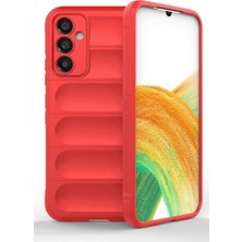 Zenviaa Mey Ithalat® Samsung A36 Kılıf Optimum Silikon - Kırmızı ZNV20296545