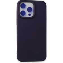 Zenviaa Mey Ithalat®  iPhone 15 Pro Max Kılıf Nano Içi Kadife Silikon - Mor ZNV20296545