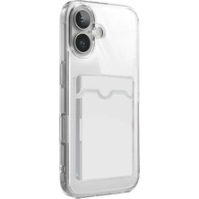 Zenviaa Mey Ithalat®  iPhone 17 Kart Şeffaf Silikon - Şeffaf ZNV20296545