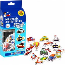Zenviaa Mey Ithalat® 7154  Manyetik Aktiviteler - Taşıtlar / +3 Yaş ZNV20296545