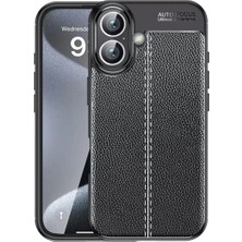 Zenviaa Mey Ithalat®  iPhone 16 Kılıf Auto Focus Kapak - Siyah ZNV20296545