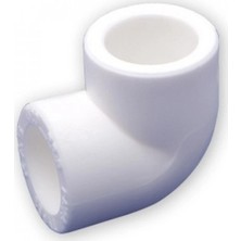 Zenviaa Mey Ithalat® Pvc Boru Dirsek 90 Derece Pprc 20 mm 10 Adet ZNV20296545