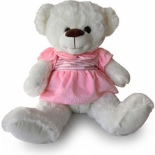 Zenviaa Mey Ithalat® PL50149 40 cm Elbiseli Ayı Oyuncak Peluş (Adet Fiyatıdır) ZNV20296545