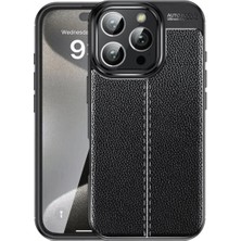 Zenviaa Mey Ithalat®  iPhone 16 Pro Max Kılıf Auto Focus Kapak - Siyah ZNV20296545