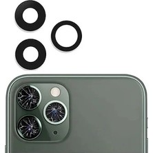 Zenviaa Mey Ithalat® iPhone 11 Pro Max Arka Kamera Camı Lensi Seti ZNV20296545
