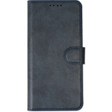 Zenviaa Mey Ithalat®  iPhone 14 Pro Kılıf Trend S Plus Kapaklı Kılıf - Lacivert ZNV20296545