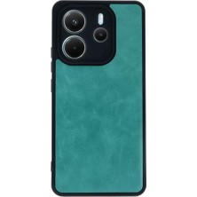 Redmi Note 14 4g Kılıf Aras Deri Kapak - Açık Yeşil