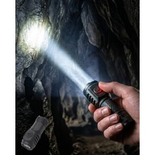 Efnaz Style Taşınabilir Mini El Feneri USB Type-C Şarjlı ve Dayanıklı Tasarım