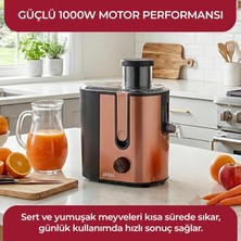 Sinbo SJ-3148 Katı Meyve Sıkacağı – 600W Motorlu, Paslanmaz Filtreli, Damlatmaz, Geniş Ağız