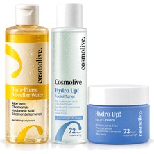 Cosmolive Çift Fazlı Makyaj & Toniği Dermatolojik Onaylı & Saat Tipleri Anneler Günü Hediye Seti