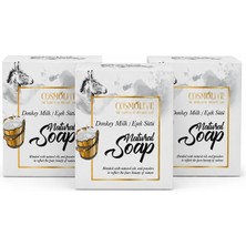 Cosmolive Sabun Seti Eşek Sütü Natural 3'lü Katı Sabun 3X125 gr