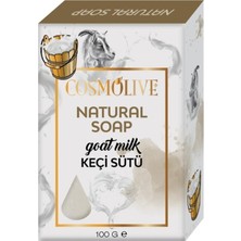 Cosmolive Doğal Sabun | Keçi Sütü | Yüz Saç Cilt Bakımı | Kokulu | 100 gr