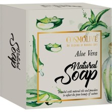 Cosmolive Doğal Sabun | Aloe Vera Sütü | Yüz Saç Cilt Bakımı | Kokulu | 125 gr