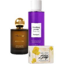 La Aurora Theraphy Natural Black Orchid Throne & Blushing Peony & Saç Anneler Günü Hediye Seti