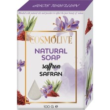 Cosmolive Doğal Sabun | Safran | Yüz Saç Cilt Bakımı | Kokulu | 100 gr