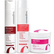 Cosmolive Keratin Şampuan & Keratin & Maskesi Anneler Günü Hediye Seti