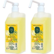 Klasik Limon Kolonyası Pompalı 1 Lt x 2