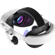 Kiwi Design Kıwı Design QA05B Quest 3/3s Bataryalı Baş Bandı "tek Kabloda Ses ve Şarj"
