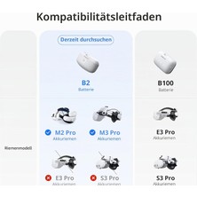 Bobovr Vr Bataryası "ön ve Arka Ağırlığı Dengelemeye Yardımcı"